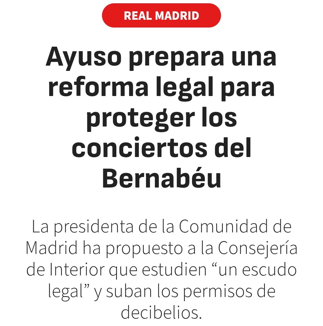 Sakai967's tweet image. Recordemos que el Real Madrid recaudó más de 21 millones de euros en 2024 por conciertos ilegales mientras la comunidad de Madrid les hace una ley a medida. La impunidad de un club estado y corrupto que se sabe intocable