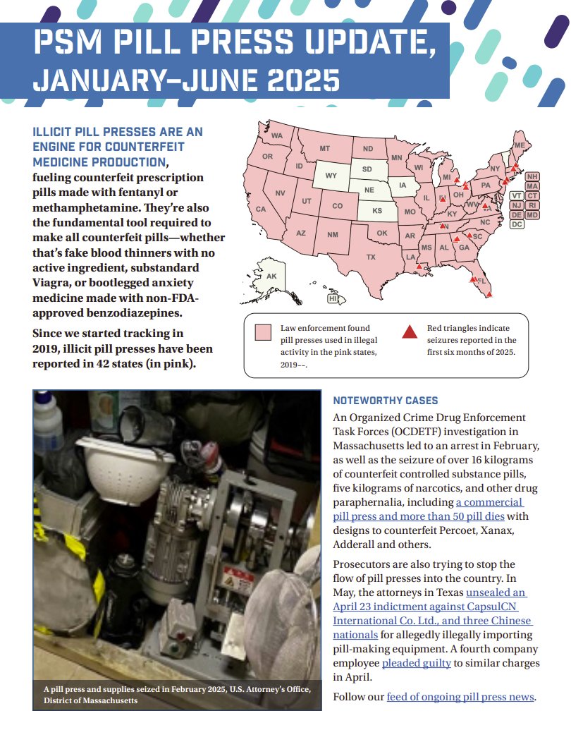 📷 PILL PRESS UPDATE – A DEADLY ENGINE FOR FAKE PILLS 📷
As we approach National Fentanyl Prevention and Awareness Day (August 21), it’s a critical time to remind the public that illegal pill presses and molds are fueling America’s counterfeit pill crisis — and the consequences