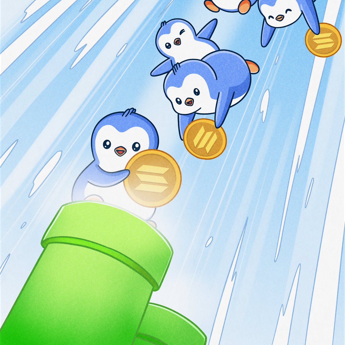 $PENGU is on its way to $1 — whether you’re on board or not.

Some will hesitate, some will doubt, and some will miss the ride entirely.

But as for me? I’ve made my choice.
I’m riding with $PENGU all the way.