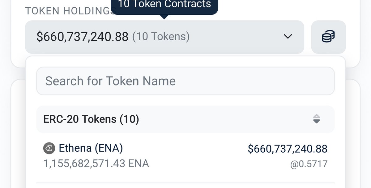 frontrunnersx's tweet image. A major $ENA whale has been quietly moving large amounts to exchanges:

• Top $ENA holder: 1.16B ENA ($660M)
• Holds 7.7% of total supply and 18.18% of circulating supply
• Transferred 172M ENA ($100M) to exchanges over the past 6 days

Wallet: etherscan.io/address/0xB2af…

Still…