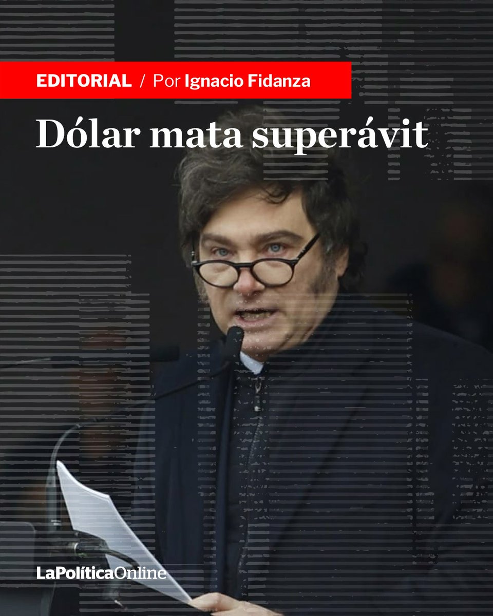 LPOArg's tweet image. Editorial por @ifidanza | El viernes las liquidaciones del campo rozaron el cero. En alarma, Milei impuso la baja de las retenciones a Caputo.
[ lapoliticaonline.info/4f4vK20 ]