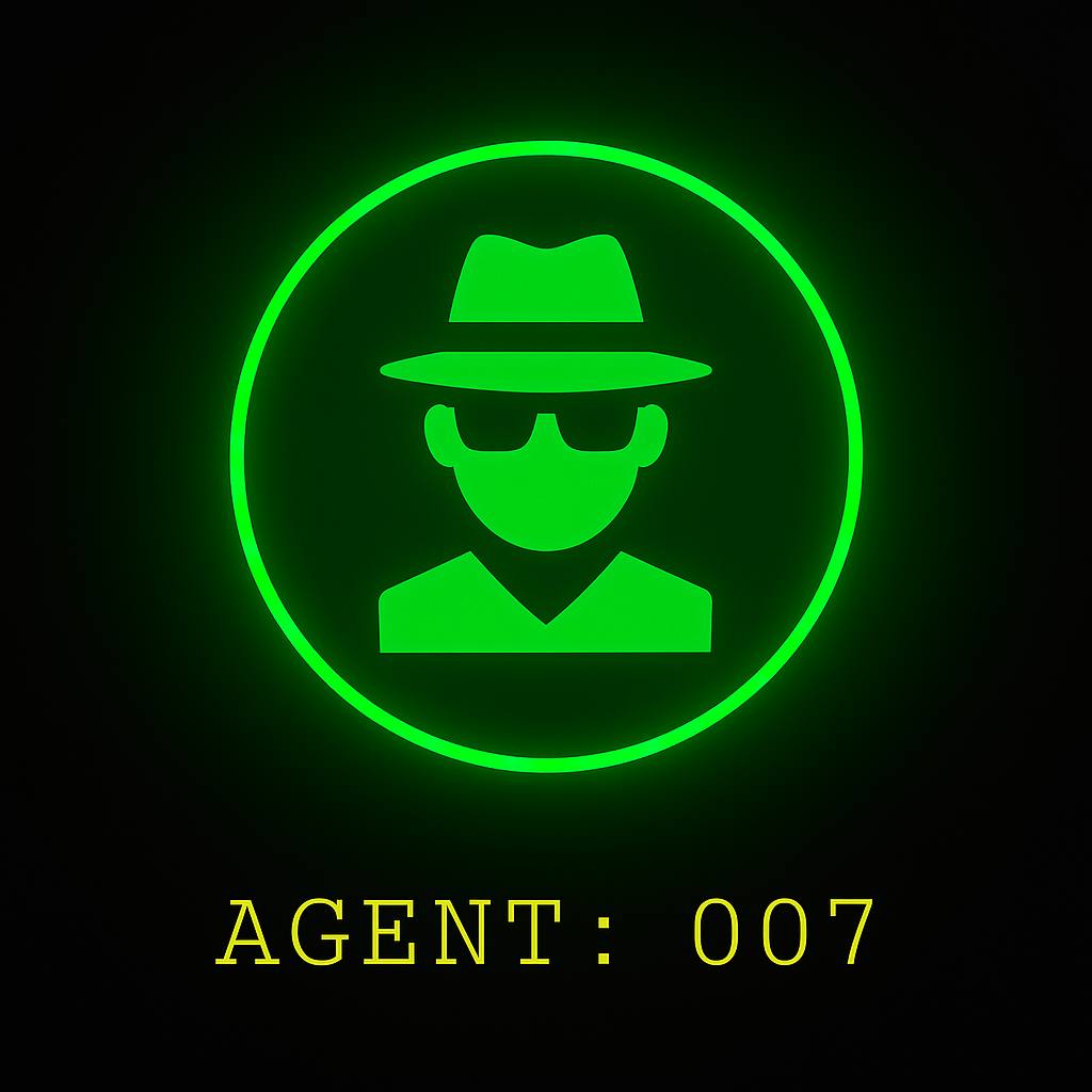 AGENT $007  MISSION REACTIVATED 

After months of underground planning, Project $007 is officially back.

This is more than a token.
It’s a long-term covert operation on the Solana blockchain.

You don’t wanna miss this 🔥

Here’s your classified debrief. 👇
#Solana #Crypto #007