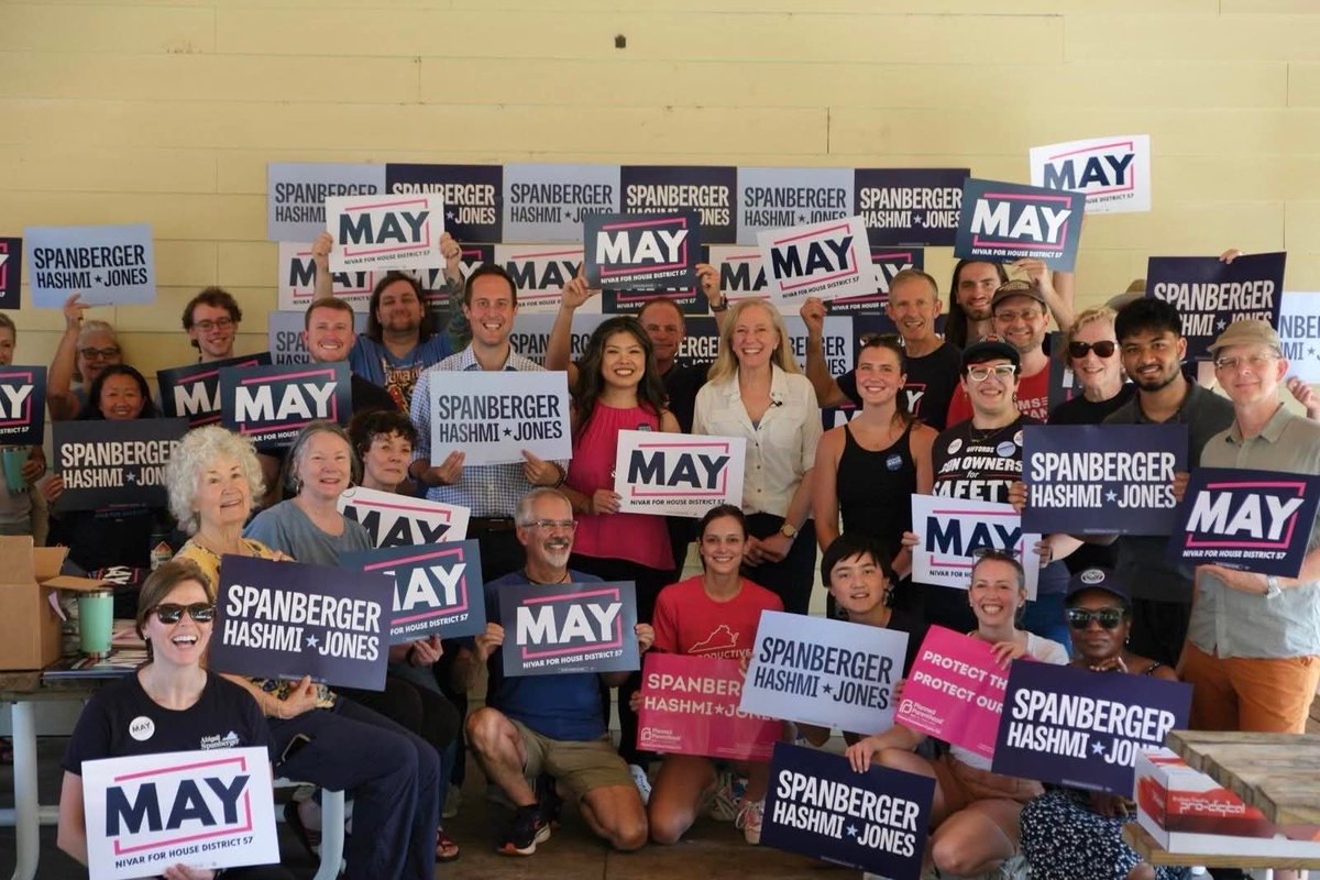 Henrico Democrats 💙 (@henricodems) on Twitter photo 🔥Fired up canvassers with our fabulous candidates 💙 <a href="/SpanbergerForVA/">Abigail Spanberger</a> <a href="/MayforVA/">May Nivar</a> <a href="/DelRodWillett/">Delegate Rodney T. Willett</a> ready to knock doors ✊🏼🚪 and talk to voters about what this election means to our Commonwealth! 💪🏽💙 🔥Fired up canvassers with our fabulous candidates 💙 <a href="/SpanbergerForVA/">Abigail Spanberger</a> <a href="/MayforVA/">May Nivar</a> <a href="/DelRodWillett/">Delegate Rodney T. Willett</a> ready to knock doors ✊🏼🚪 and talk to voters about what this election means to our Commonwealth! 💪🏽💙