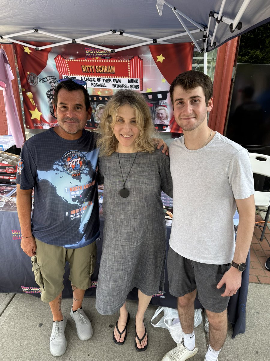 DavidPSamson's tweet image. There is no crying in baseball. A perfect way to start Hall of Fame induction weekend in Cooperstown.  Cool to meet Bitty. Less cool when you realize the movie came out 11 years before your son was born….