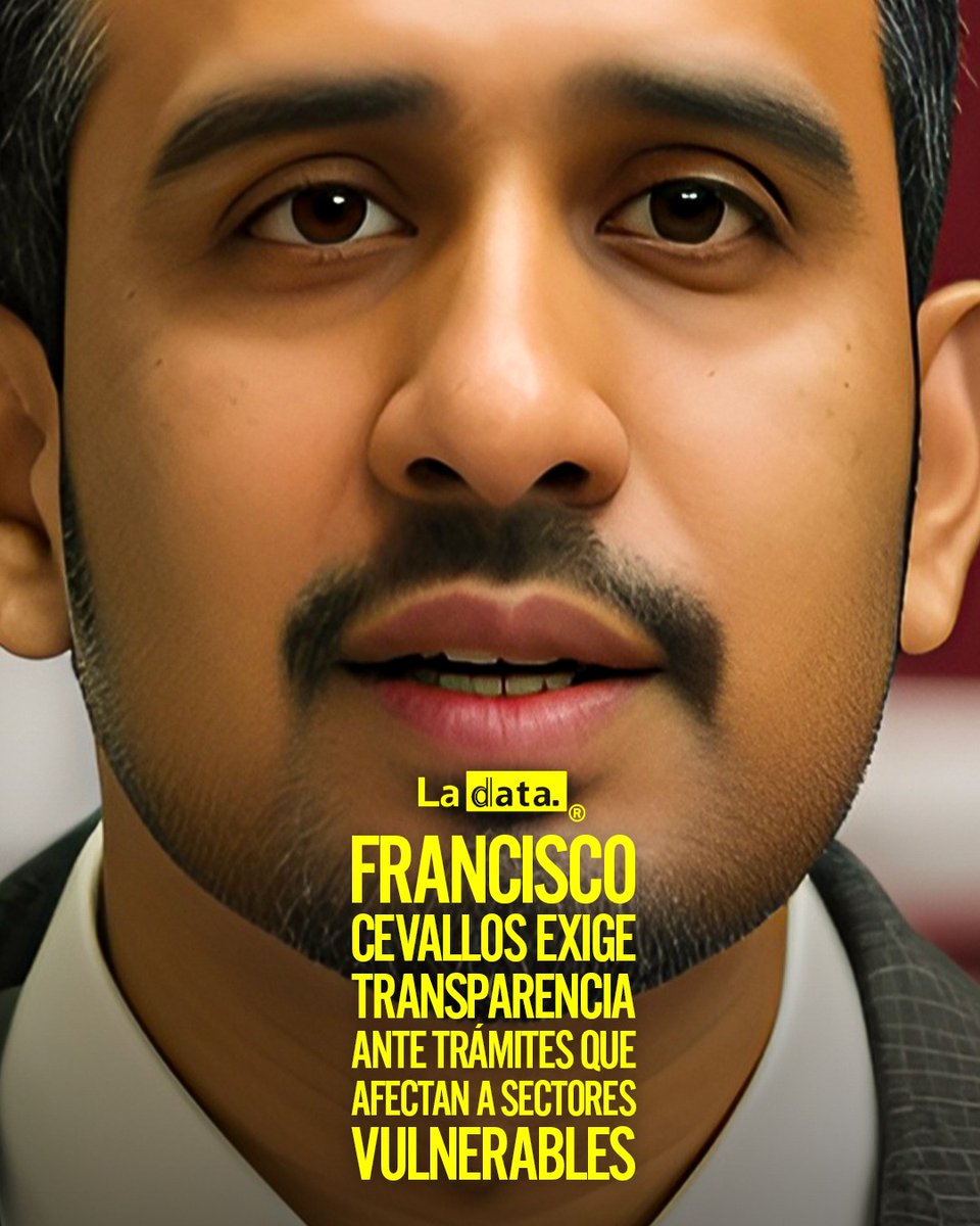 ladataecu's tweet image. #Tendencia Francisco Cevallos exige transparencia ante trámites que afectan a sectores vulnerables
El asambleísta de ADN, Francisco Cevallos, cuestiona la falta de transparencia de la empresa pública EPAMIL-EP, tras no recibir en el plazo legal la información solicitada sobre…