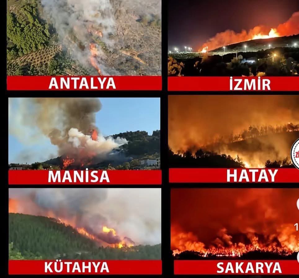 Ercnyldrm1's tweet image. Yangınlar artık milli güvenlik meselesi.
Bunların doğal olmadığı belliyken mevzu bütünüyle güvenlik ve istihbaratın da konusu.
Türkiye bir orman ülkesi değil.
Türkiye bir su ülkesi değil.
YAŞANMAZ ÜLKE TÜRKİYE İMAJININ SİYASET SONRASI YENİ BOYUTU YAŞAM ALANLARIMIZI DARALTMA.