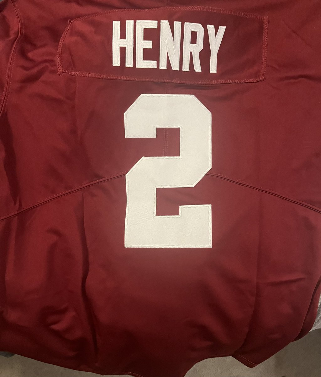 maizeandbluegal's tweet image. When your best friend loves Bama and has always wanted a Henry jersey what else do you get her for her birthday…
