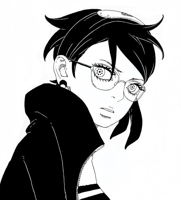 A1292005's tweet image. Kishimoto's statements about Sarada
Thread 🧵
#sarada #BorutoTwoBlueVortex