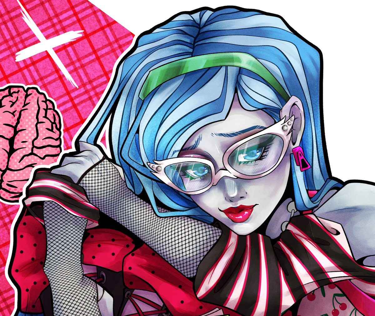 OddityZM's tweet image. Okay, I wasn't expecting Ghoulia to be my favorite Monster High fan art, but she's perfect!
#monsterhigh #ghoulia #fanart