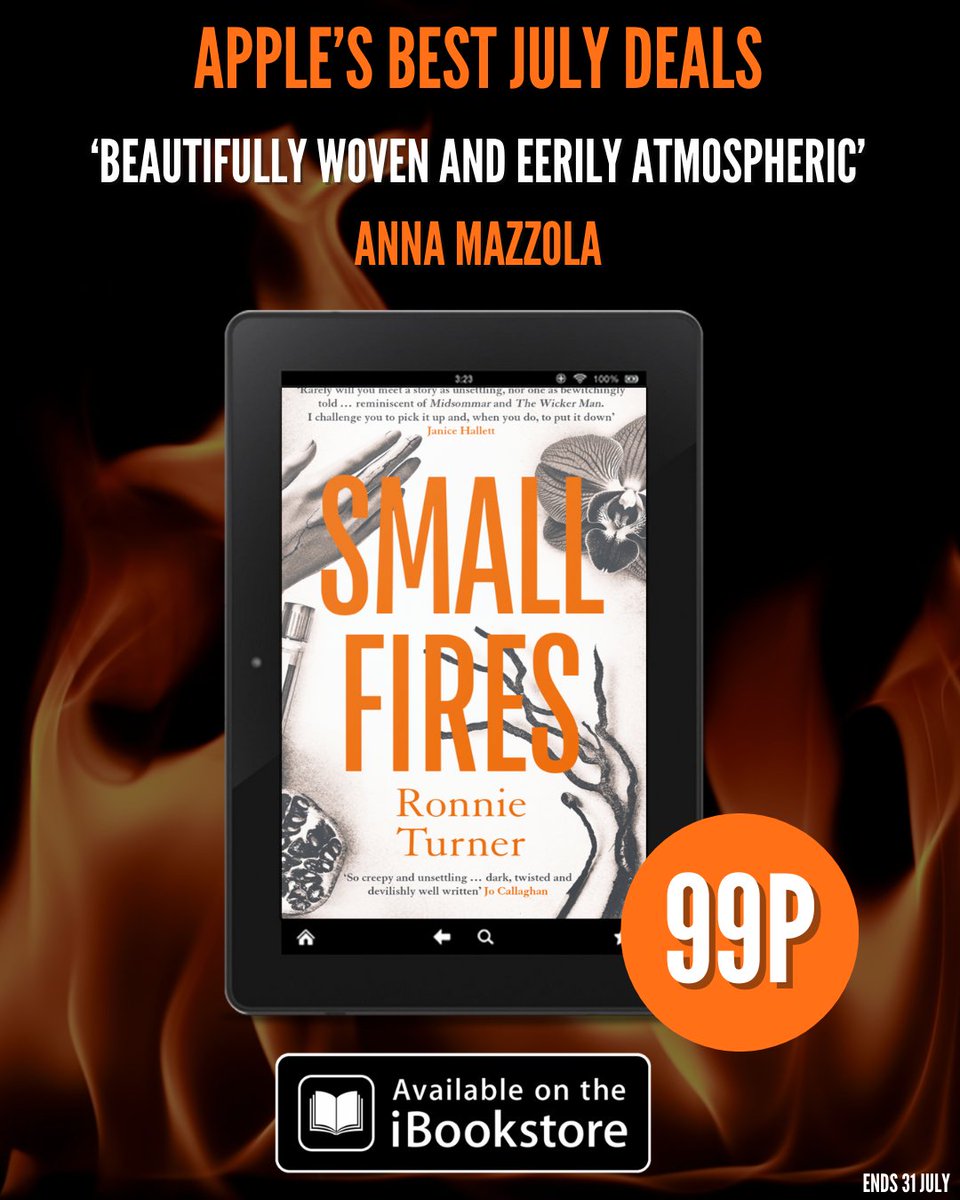 OrendaBooks's tweet image. ๐ฅ #SmallFires by @Ronnie__Turner is just #99p on Apple Books!
Suspected of murdering their parents, sisters Lily and Della flee to a strange, unnamed island in #Scotland, unleashing a horrifying chain of eventsโฆ
๐ bit.ly/4esNUu1
#Gothic #FolkHorror #BookTwitter