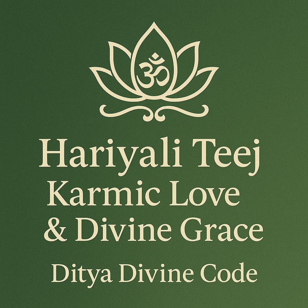 dityadivinecode's tweet image. This Teej, let your mehndi speak.
It’s not just color—it’s karmic memory.
Decode your love path with #DityaDivineCode 💫
#HariyaliTeej #KarmicLoveDecode #AstrologyIndia