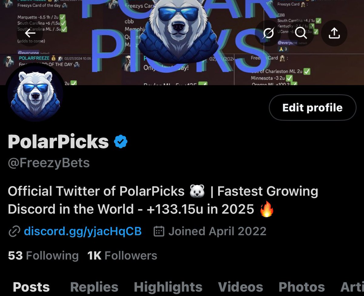 FreezyBets's tweet image. THANK YOU GUYS FOR 1K ON X ❤️
TO CELEBRATE IM DOING 50% OFF VIP🔥
Use Code “THOUSAND” at checkout and get 1 Month of VIP FOR $14.99 ☘️
Join Here ⬇️
fanbasis.com/polarpicks
#Giveaway #GamblingX #SportsBettingX