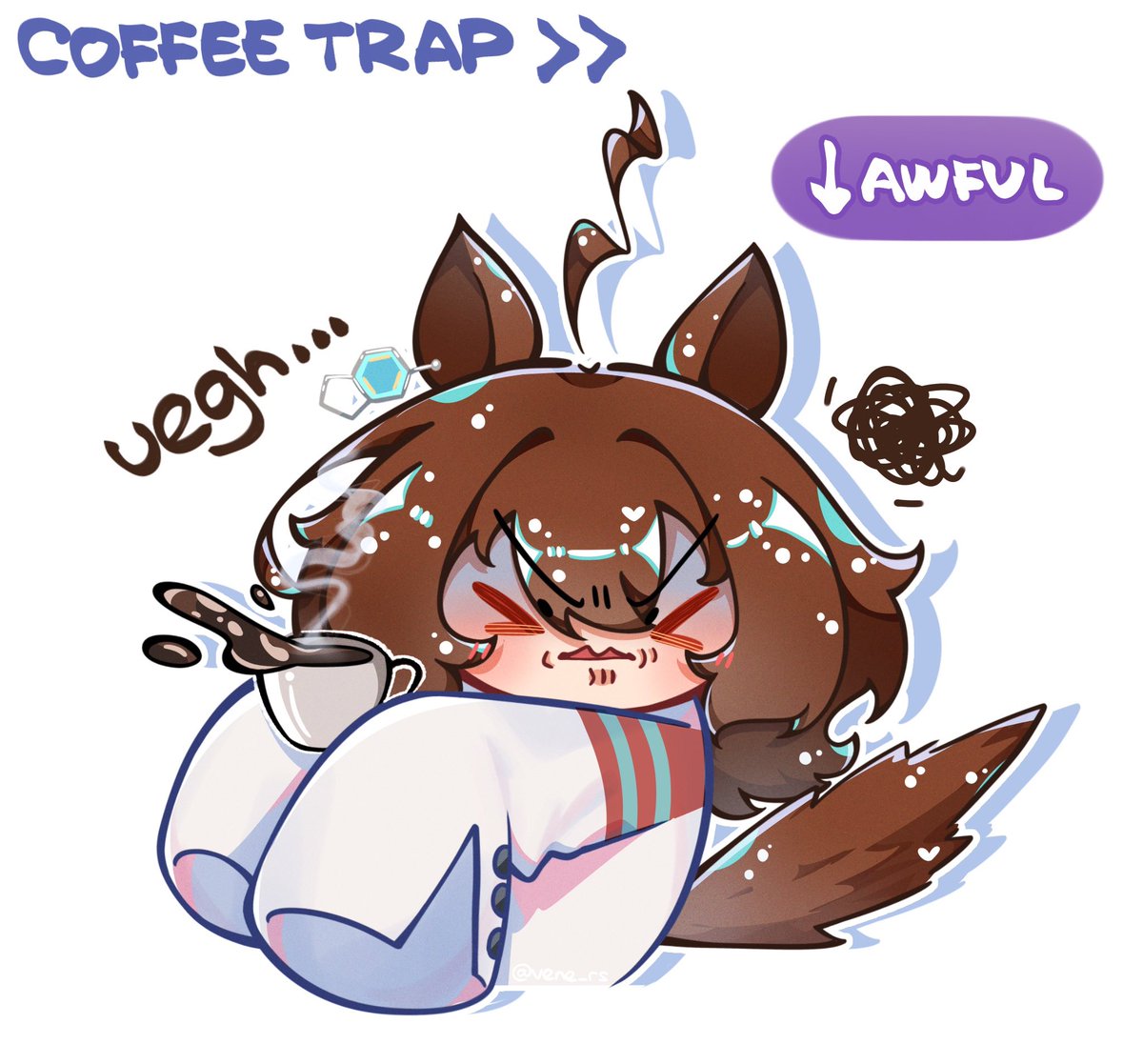 vene_rs's tweet image. im just a fellow coffee disliker and tachyon enjoyer &lt;/3 βοΈπ§ͺ
#umamusume #agnestachyon