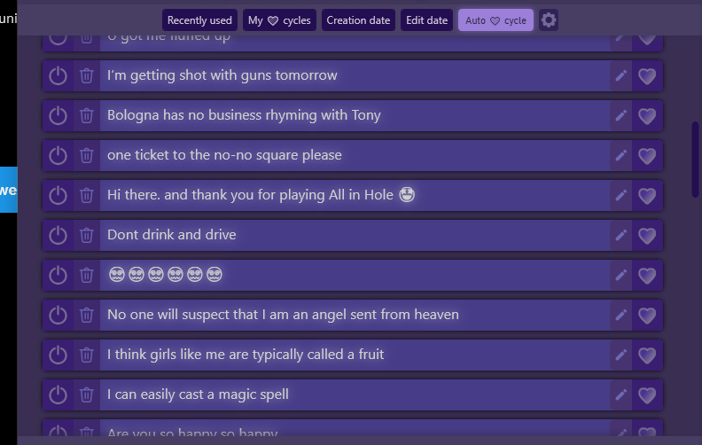 missuspaws's tweet image. making a list of maeisms to have floating above my head at all times while i play vrchat