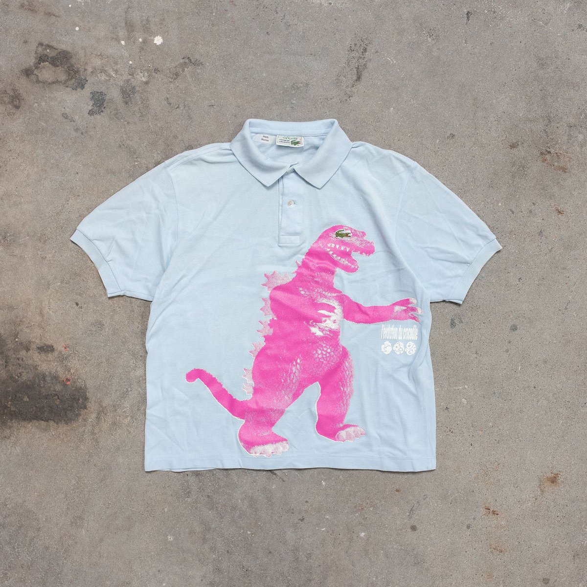 oldtimefever's tweet image. around 10 pieces of Lacozilla polos are still available and those are waiting to find shoulders