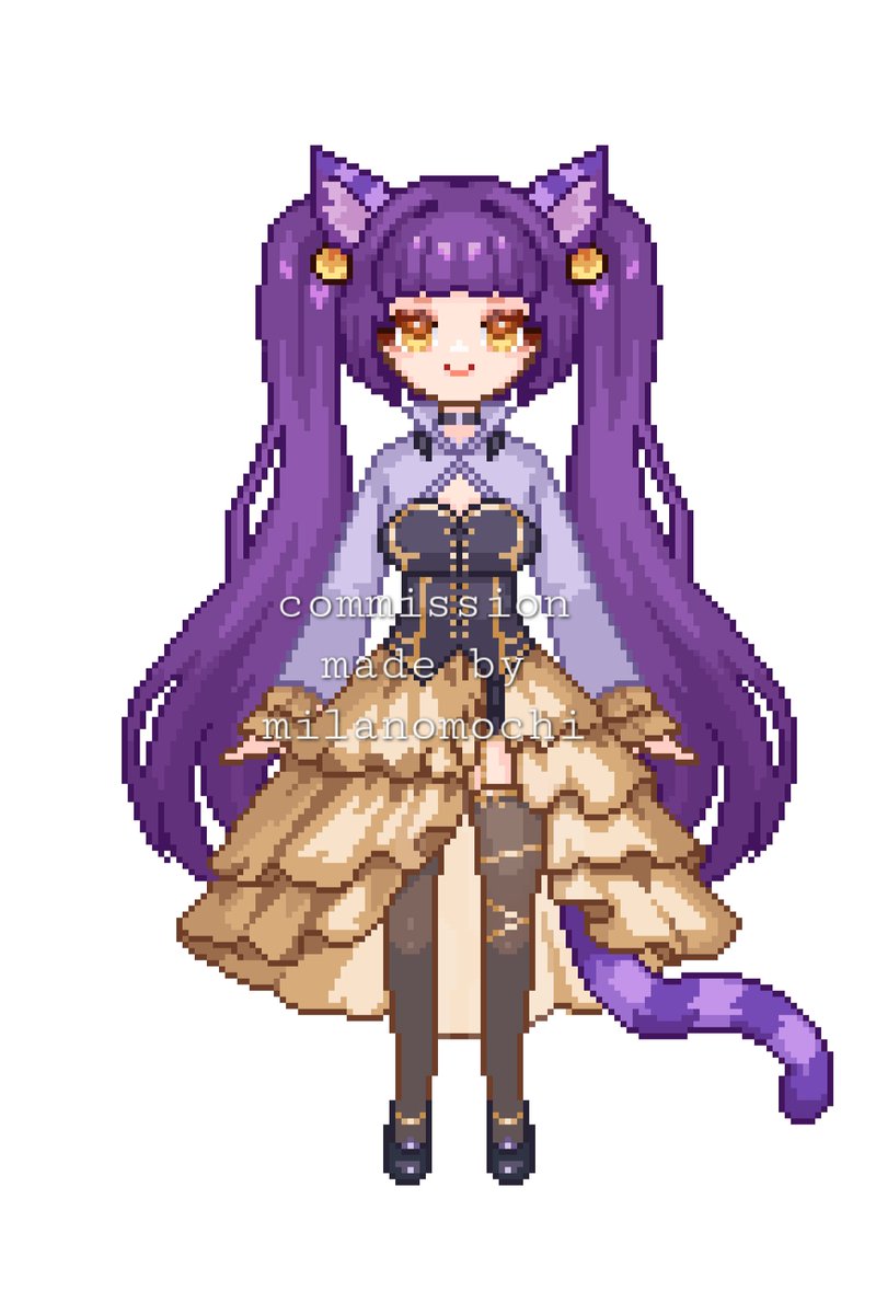 Milas_artworks's tweet image. Wip- Pixel art Vtuber YCH cm for DahliaFallen #pixelart #vtuber #envtuber