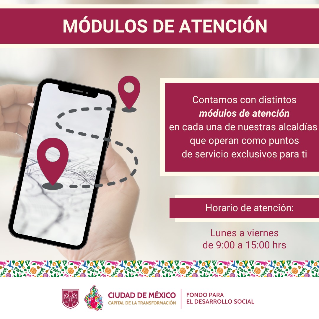 ¿Tienes una idea de negocio o ya eres emprendedor? 🚀
En FONDESO queremos ayudarte.
Acude a  nuestro módulo de atención ubicado en tu alcaldía.
📍 Estamos más cerca de lo que piensas. ¡Te esperamos!
Consulta el siguiente enlace: fondeso.cdmx.gob.mx/modulos