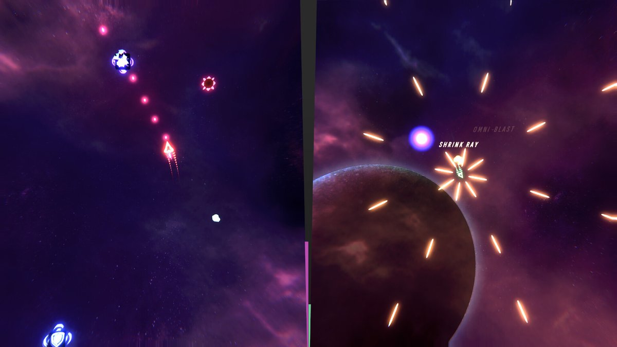 Split-screen with a friend in local multiplayer is how multiplayer games should be played. I will die on that hill.

 #screenshotsaturday #indiegame #CoopGames
