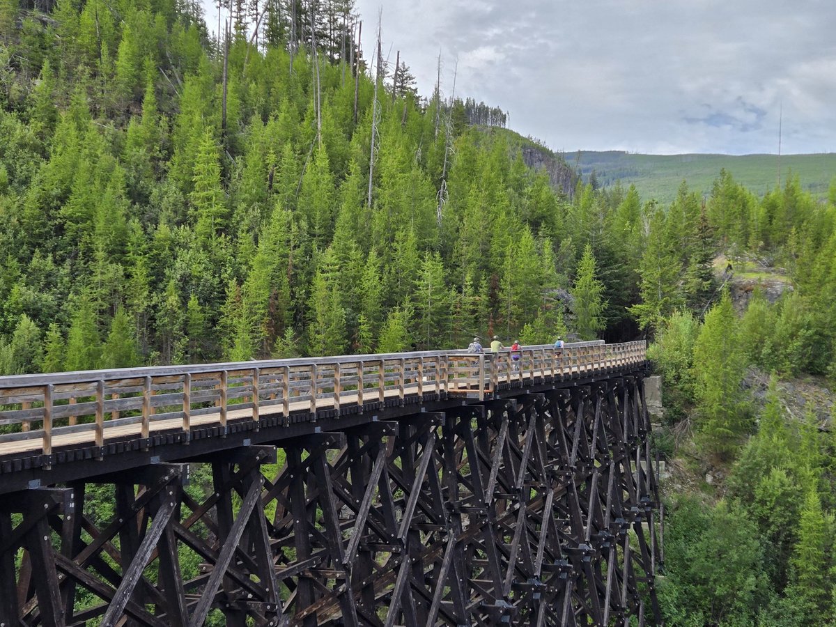 grayjaynine's tweet image. Wknd in the Okanagan, cycling the trestle bridges. Beautiful!