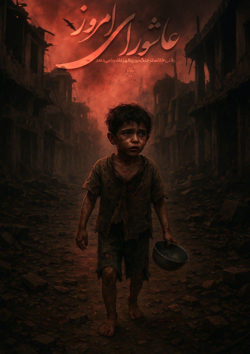 qasmy_lyla3485's tweet image. امروز، غ.زه عاشورا است؛ در آنجا صدها علیاصغر روی دست پدران و مادران ش.هید میشوند و هزاران رقیه در آوارهای غ.زه از گرسنگی و ترس جان میدهند.
#حب_الحسین_یجمعنا
#در_مسیر_حسینیم