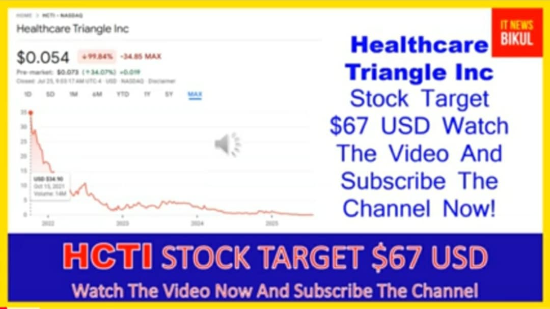 SeegerErik's tweet image. $HCTI new price target $67 by IT NEWS BIKUL
▶️▶️▶️youtube.com/watch?app=desk…