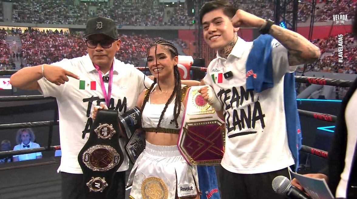 Imberu_'s tweet image. OBVIAMENTE QUE ALANA LA RANA IBA A GANAR EN LA VELADA DEL A脩O V 馃槍馃惛