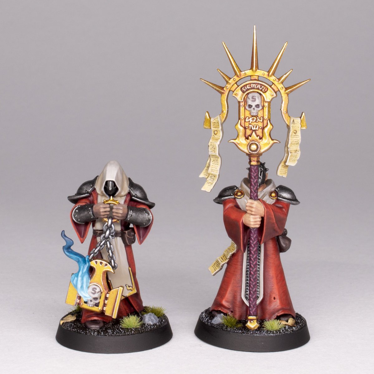 A unit of Reclusians finished for my Stormcast Eternals army! They are really cool models, I really enjoyed painting them! 😊

#warhammer #ageofsigmar #warhammercommunity