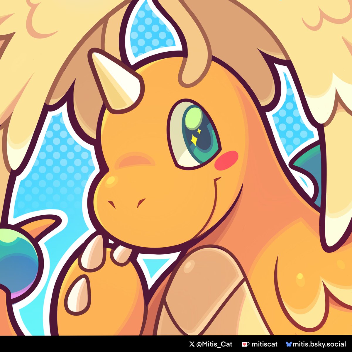 Mitis_Cat's tweet image. I made a little fanart of Mega Dragonite β€οΈ