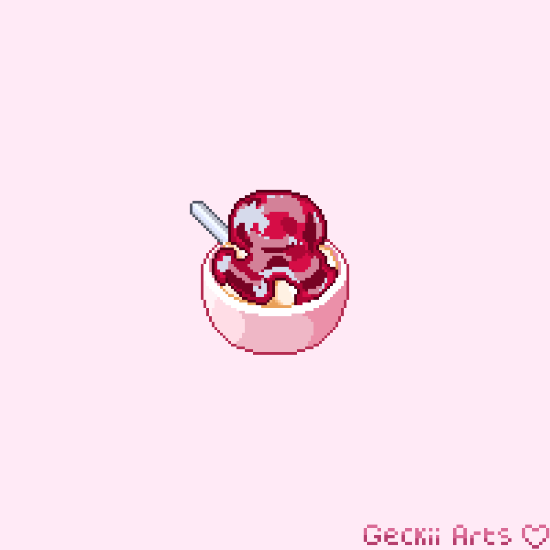 GeckiiArtsx's tweet image. I'm a little obsessed with drawing ice creams right now
#pixelart