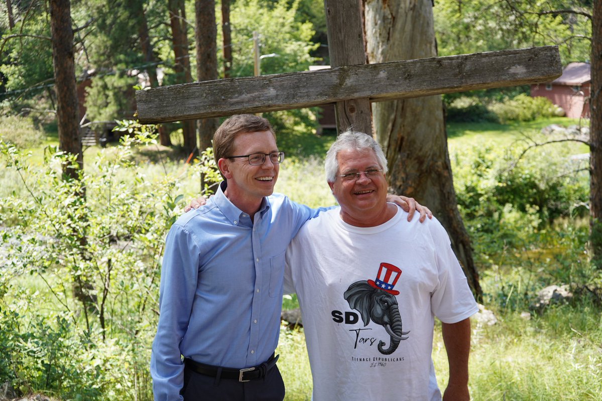 This week, I had the opportunity to speak to an incredible group at the Teenage Republican Camp out in our beautiful Black Hills. These kids are our future — and let me tell you, our future is bright.

I even had the chance to see my own TAR camp counselor from ’92–’95, Tony. His