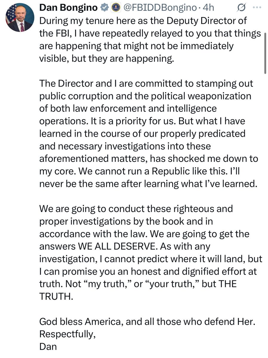 We have a right to know what it is that “shocks Dan Bongino to his core.”

Many people probably can’t handle that truth, but at this point more harm would come from not having it.