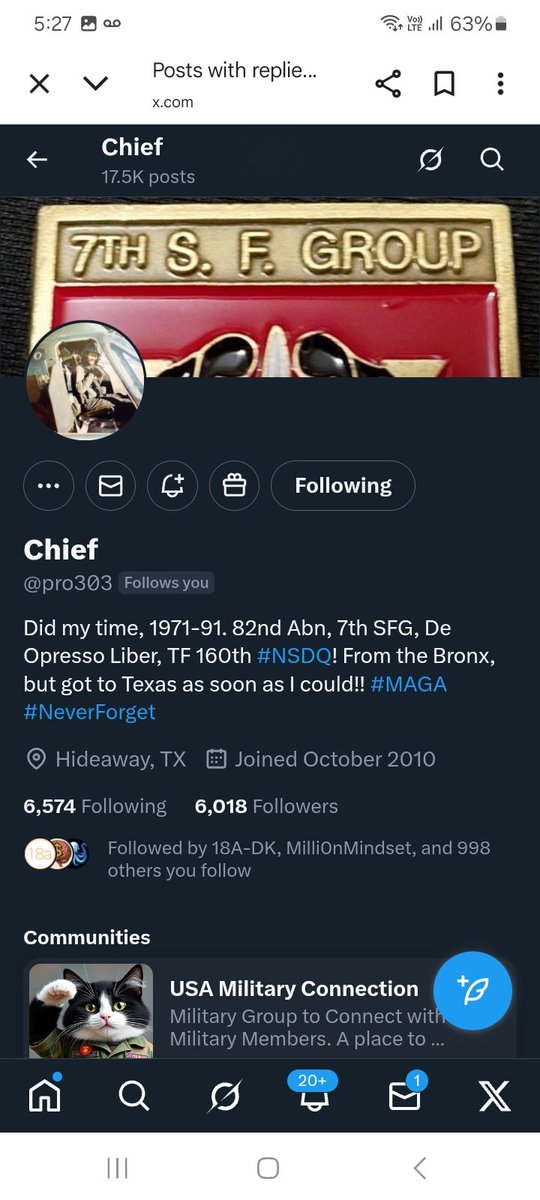 Can we get these  Veteran's some more friends to follow, please give 
<a href="/johnrho22373087/">subsailor John</a> 
<a href="/pro303/">Chief</a> 
a follow, repost 💪 🫶 👊 💥 💯 🇺🇸 🫡