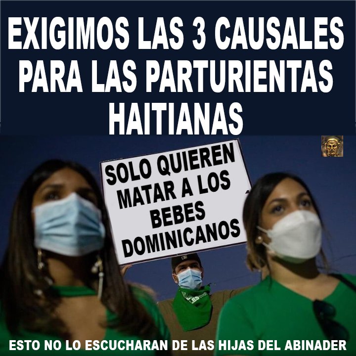 LUIS01612777623's tweet image. Exigimos Abortos *
Para Parturienta Haitiana
@Balcacer_JRC
@NickyPatriota