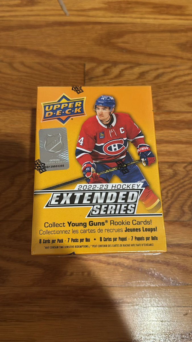 PizzosCards's tweet image. 2022-23 Upper Deck EXTENDED Series Hockey Blaster Box GREEN DAZZLERS Sealed
$15