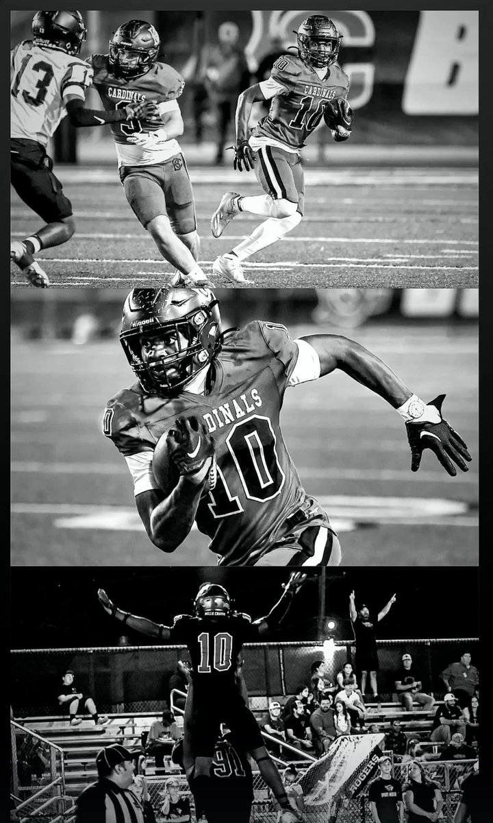 dee4xotic's tweet image. Locked in!
Every yard, every cut, every moment. #CardinalPride #ClassOf2026 #BuiltDifferent #BelleChasse