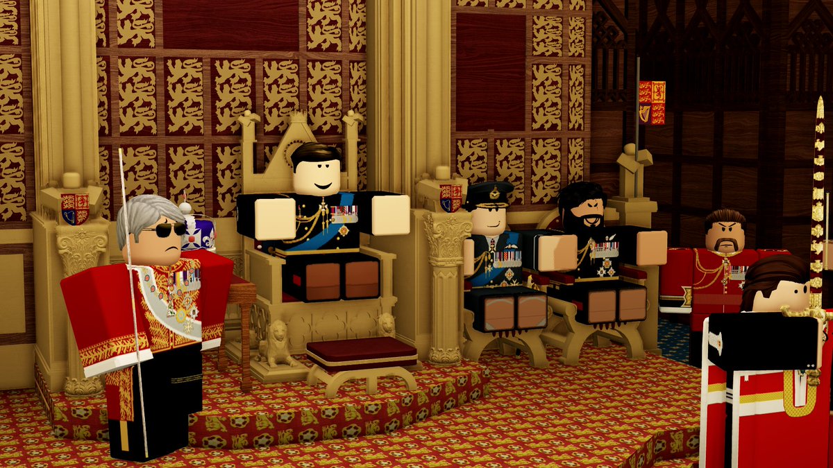 ModRoblox's tweet image. 🇬🇧🗣️This evening, the Duke of York accompanied His Majesty the King, alongside the Prince of Wales and the Duke of Sussex, to open the new Session of Parliament.