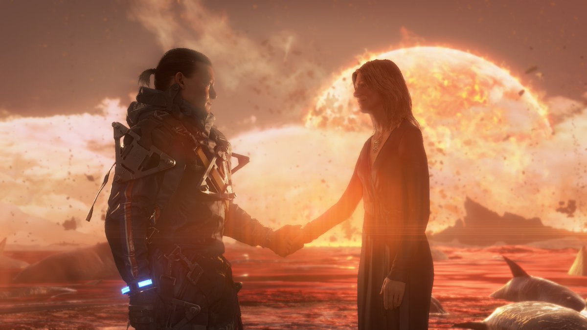 keire0's tweet image. sorry for being off the radar i was playing death stranding like a maniac. absolute cinema