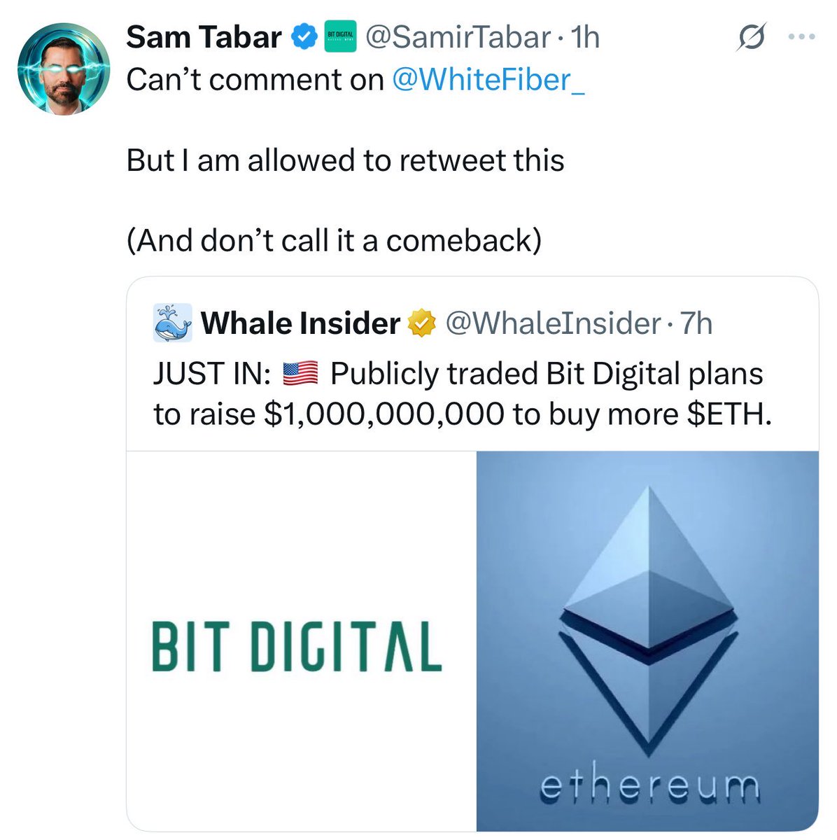 elsultanbitcoin's tweet image. Bit Digital is about to get way more aggressive! 🚀