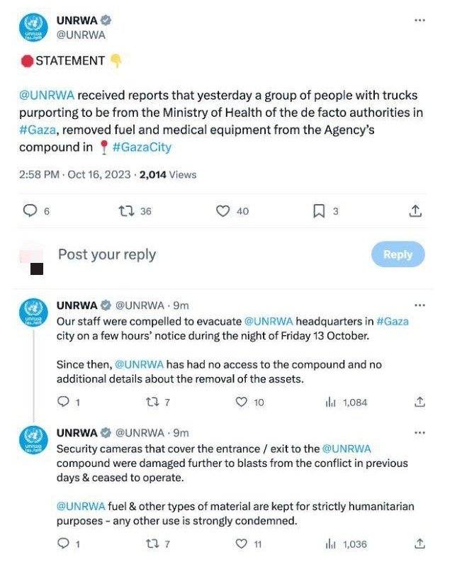 2009: UN says Hamas stole aid.
2023: UN says Hamas stole aid.

Reuters and NYT, 2025:
"Hamas doesn't steal aid"