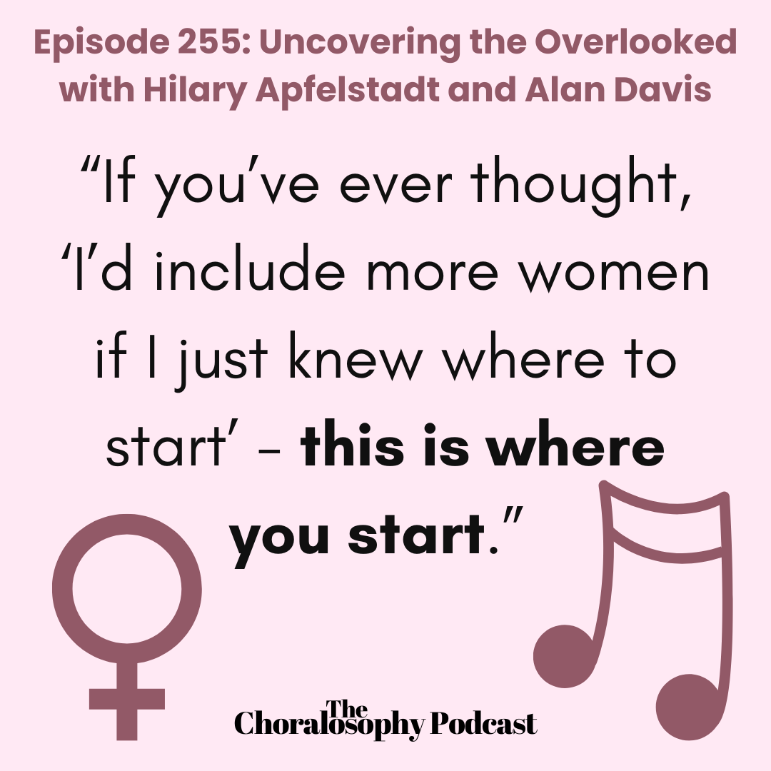 Don’t miss this week’s episode and discover valuable resources for integrating music by women composers into your repertoire!

Find the video version on Spotify or YouTube and audio on any podcast player!
