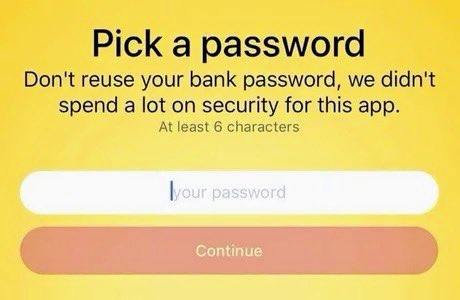 I can think of a bunch of online services that should probably include this warning.  🤣