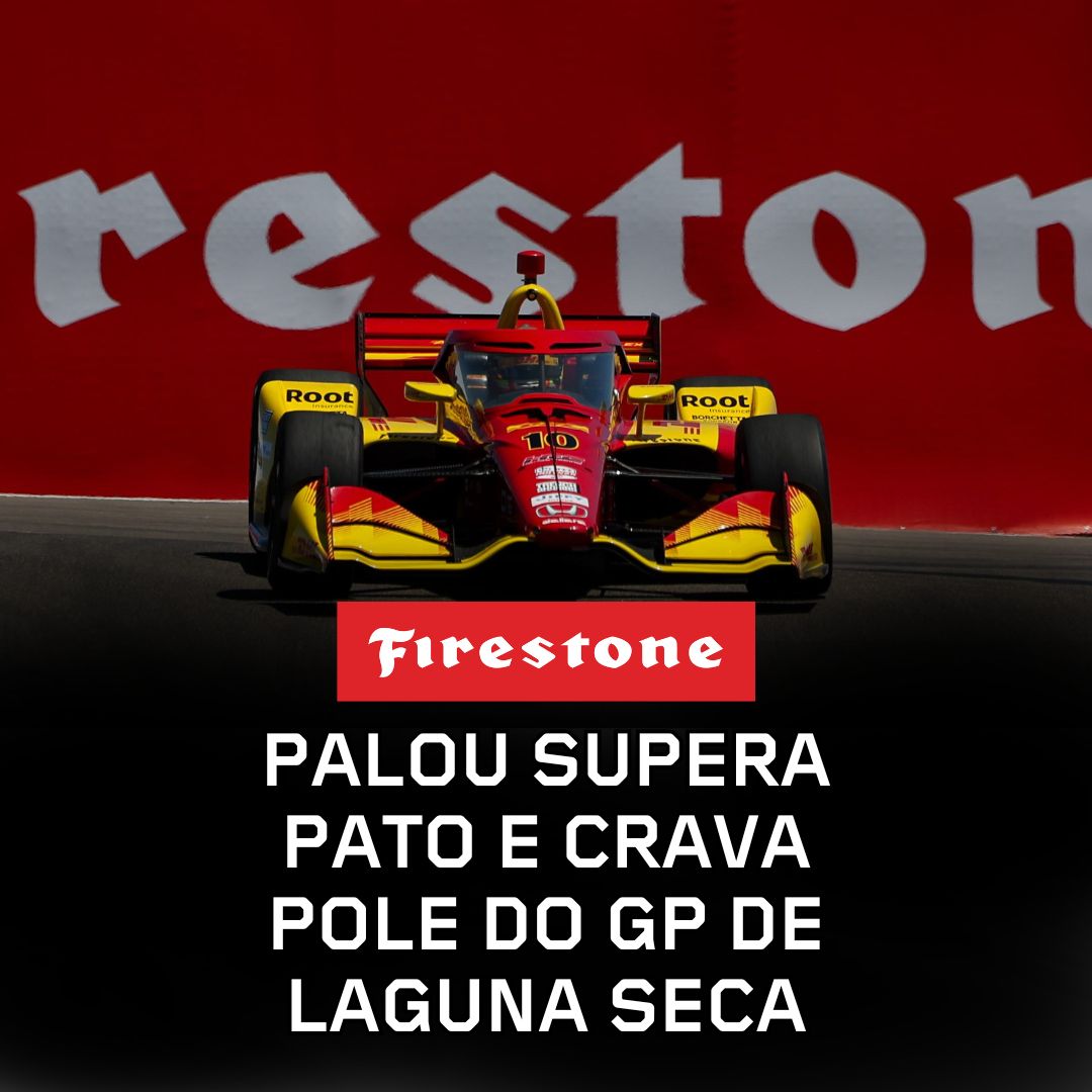 FormulaIndy's tweet image. QUE VOLTA!!!
Alex Palou faz 1min08s3413 e faz a pole do GP de Laguna Seca com 0s286 de frente para Pato O'Ward.
Colton Herta fez o terceiro tempo, à frente de Josef Newgarden e Will Power, ambos da Penske. Malukas, Lundgaard, Rahal, Foster e Armstrong fecharam o top-10.