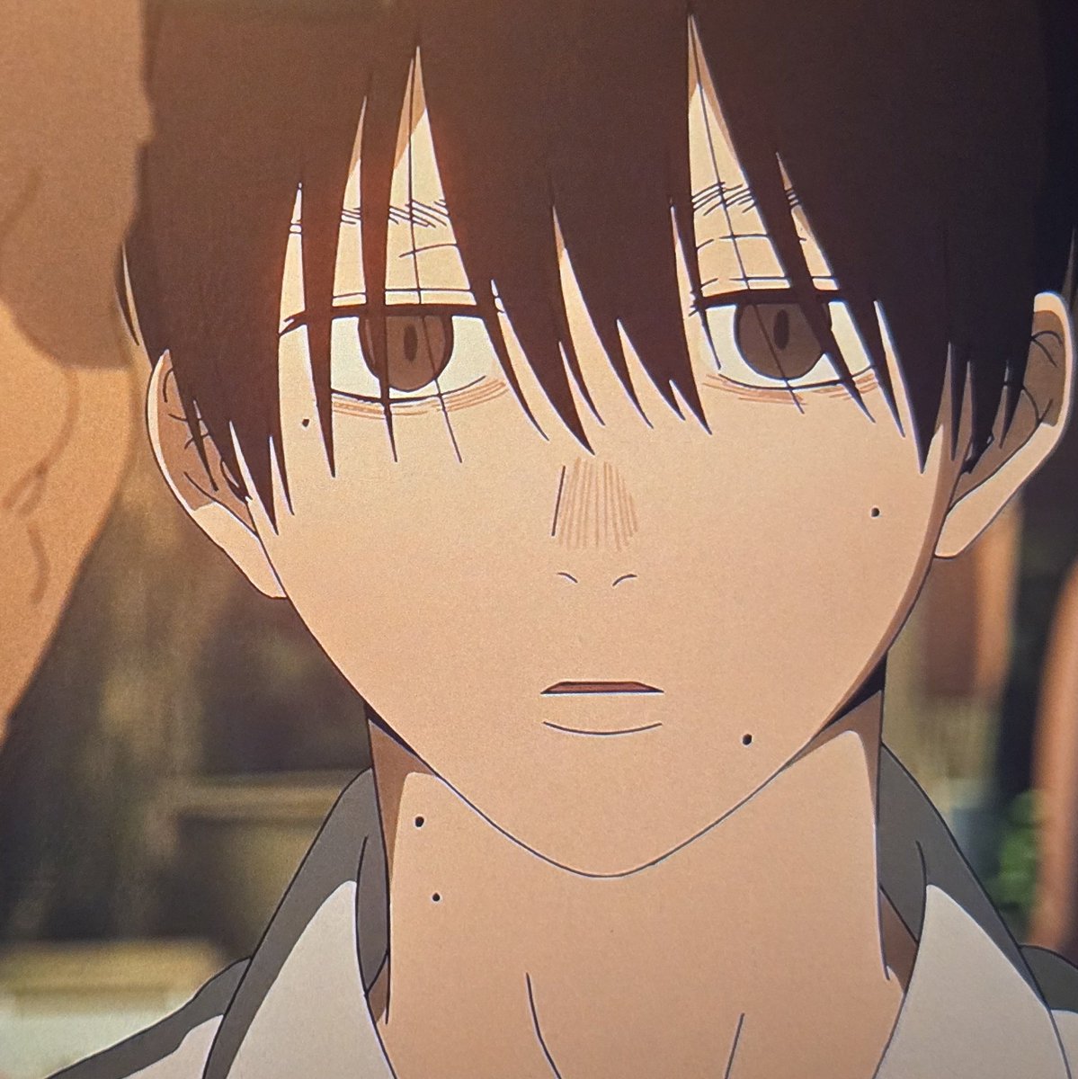 trikkim's tweet image. the fear of being outed in a religious, conservative environment is such a real fear for queer folk & seeing yoshiki go through that too breaks me. he knows that if any of these people find out hes been "mixing" with 'hikaru' he'd be shunned & be next in being labelled "sick"