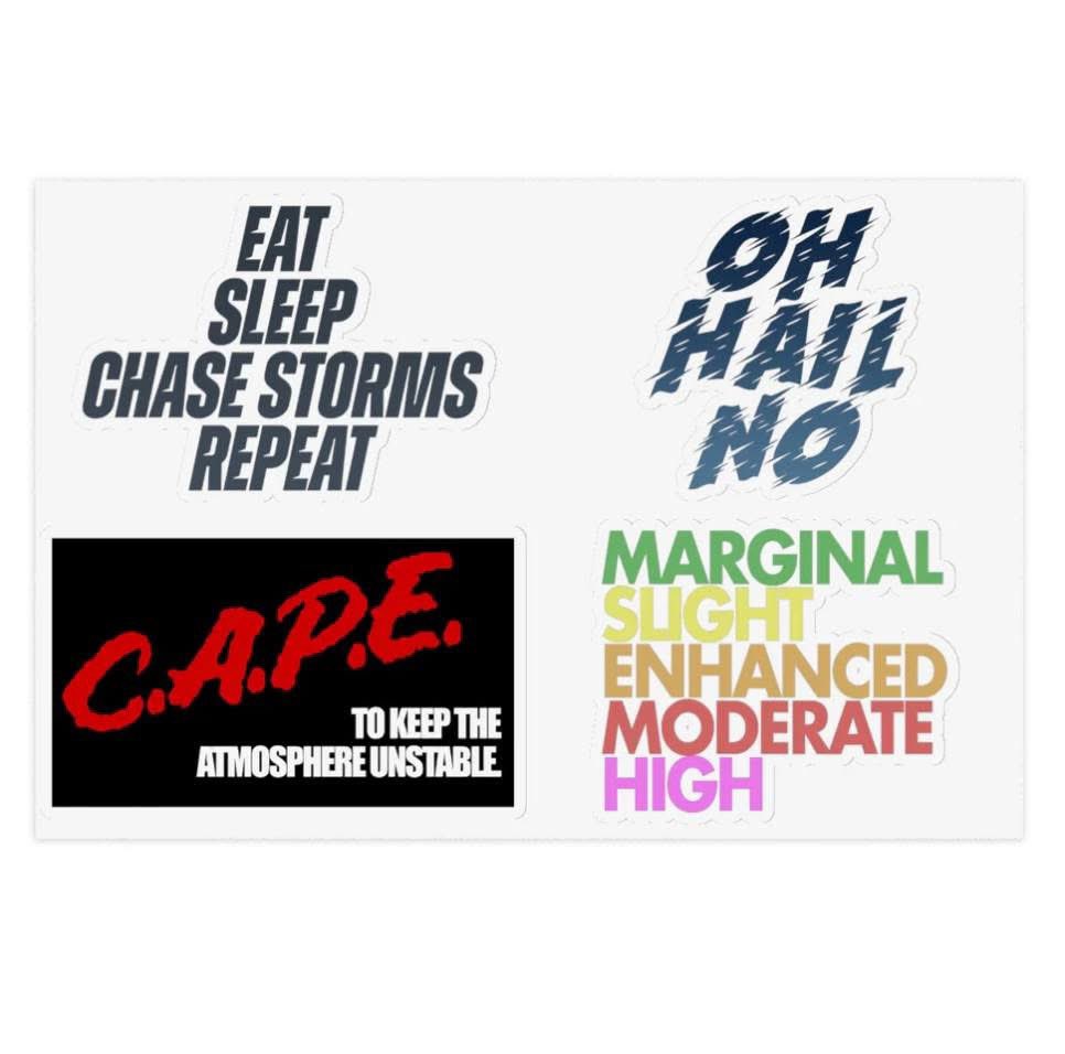 Stick with the storm ⚡️ Radar. Twisters. Weather chaos → now in sticker form. 
Shop at helicity.co/collections/st…