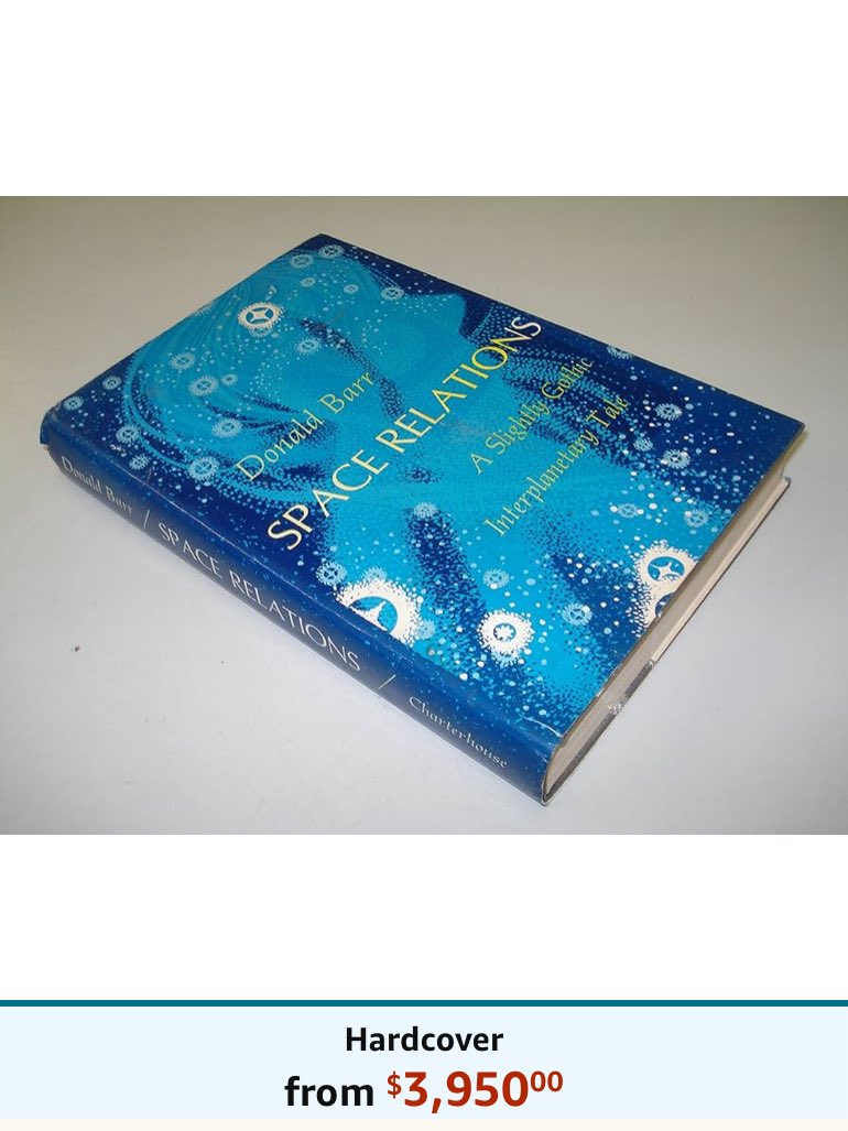 Makes me wonder why this book ‘The Space Relation’ by #DonaldBarr , being that it’s a fictional, is so incredibly expensive. Why make it so inaccessible? #literature #Books #readings