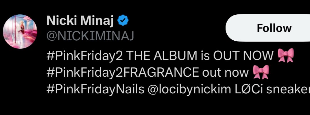 CovenCharts's tweet image. #Nickiminaj is officially a part of the coven twt gc #coventwt