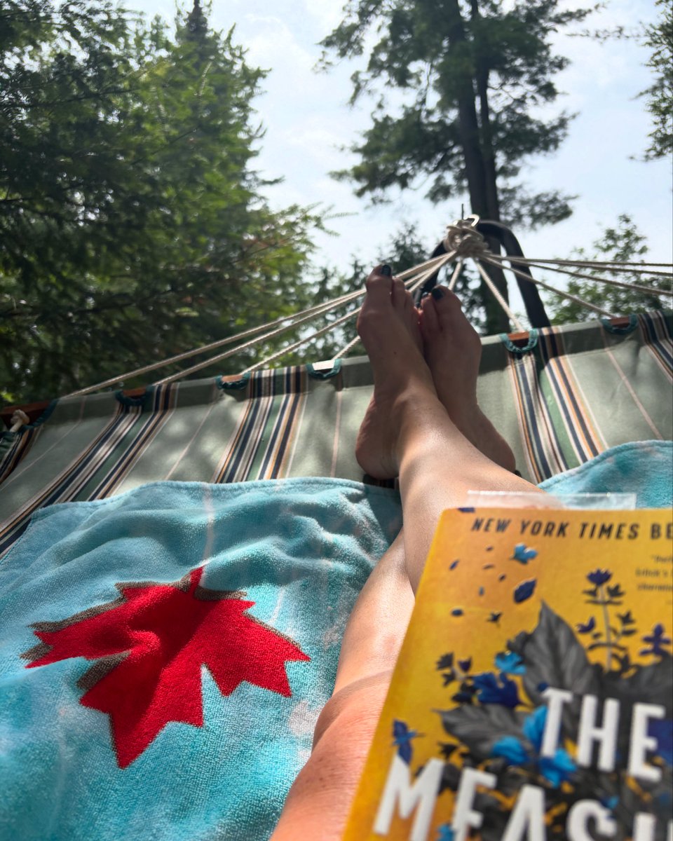 A hammock, a good read, and nothing but the trees and sky above. 
This is how summer afternoons are meant to be spent.
#cottagelife #saturdaymood #agoodread