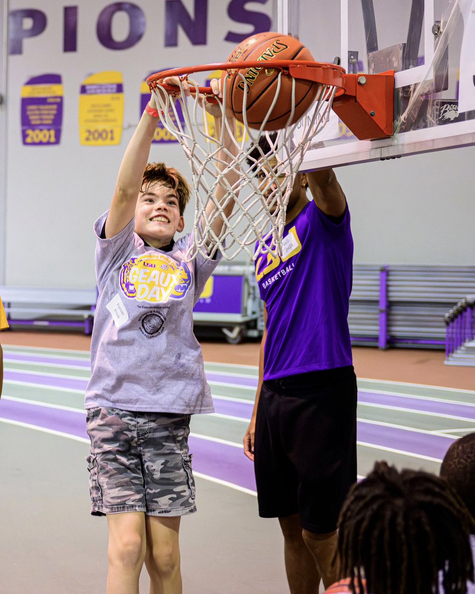 Giving back to the community we call home at 2025 Geaux Day 💜