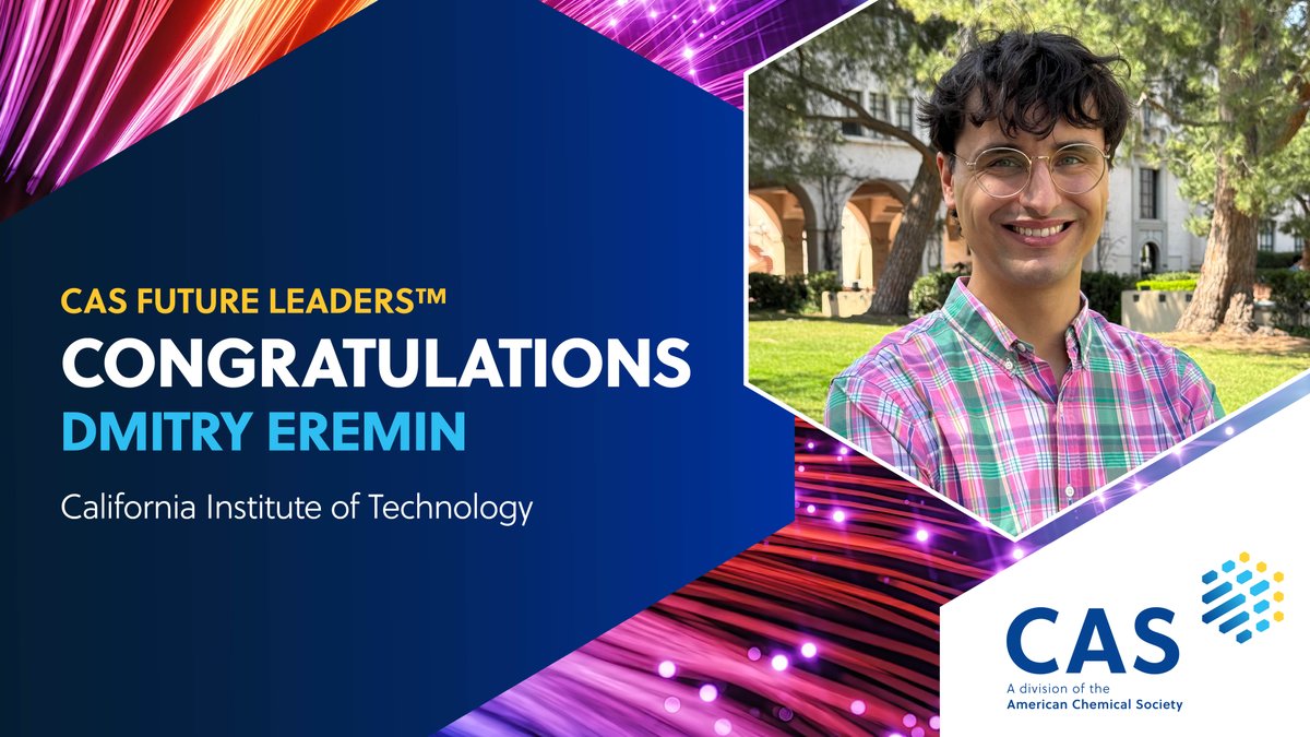 CAS (@caschemistry) on Twitter photo Dmitry is focused on pioneering next-generation automation and data science for electron diffraction. Learn more about <a href="/DMEremin/">Dmitry Eremin</a> and the 2025 #CASFutureLeaders before they arrive in Columbus this August. ow.ly/WLVC50Wqxws Dmitry is focused on pioneering next-generation automation and data science for electron diffraction. Learn more about <a href="/DMEremin/">Dmitry Eremin</a> and the 2025 #CASFutureLeaders before they arrive in Columbus this August. ow.ly/WLVC50Wqxws