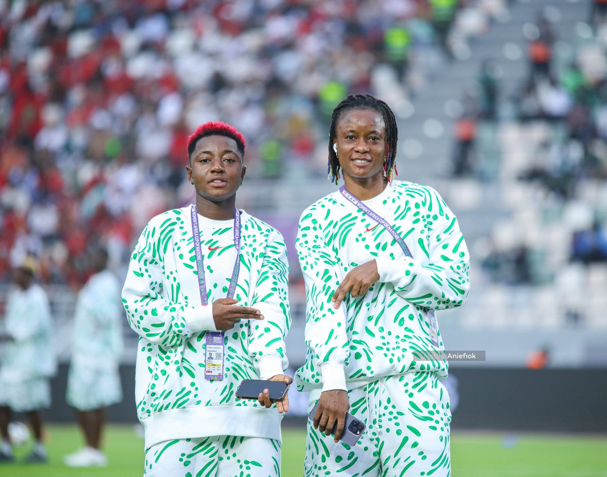 fervoraNG's tweet image. Final looks 🇳🇬.
#SuperFalcons #WAFCON2025 #wafconfinal #WAFCON2024
📷- @seewhat_isaw @Justinaaniefiok